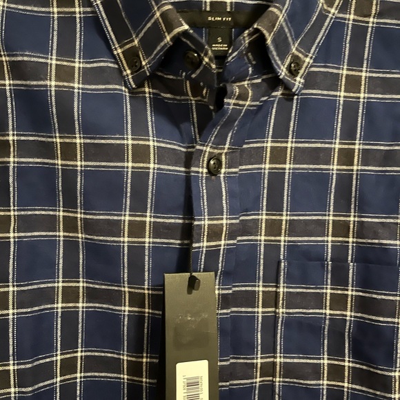 Banana Republic Mens Plaid Flannel Button Down - Picture 2 of 5